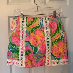 Lilly Pulitzer Multicolor Patterned Skort